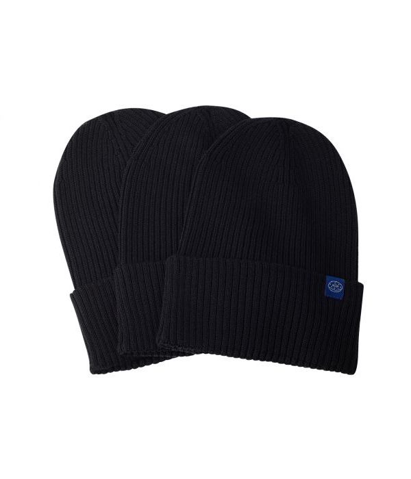 Le Pampuch – czapka z wełny merino (0-24m) czarna
